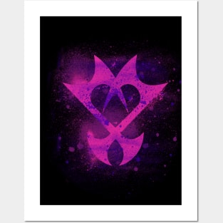 Kingdom Hearts Brushed Unversed Emblem Posters and Art